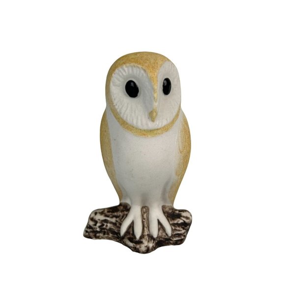 Highbank Porcelain Lochgilphead Scotland Owl Figure, Home Decor, Bird Branch - Picture 1 of 9